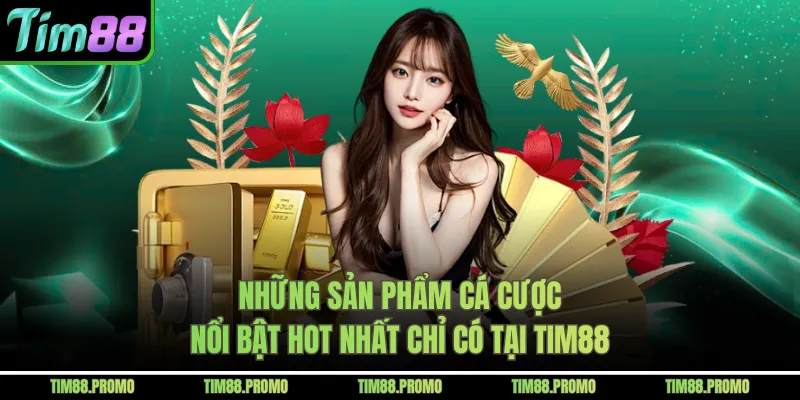 Những sản phẩm cá cược nổi bật hot nhất chỉ có tại Tim88
